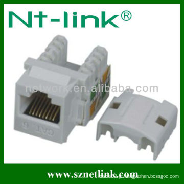 90 graus cat6 rj45 keystone modular jack